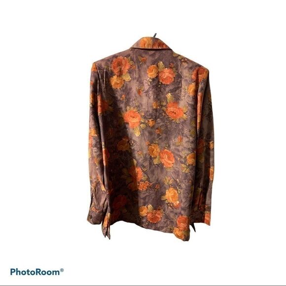 Vintage Ashlyn Kate Floral Print Button Down - Picture 2 of 9